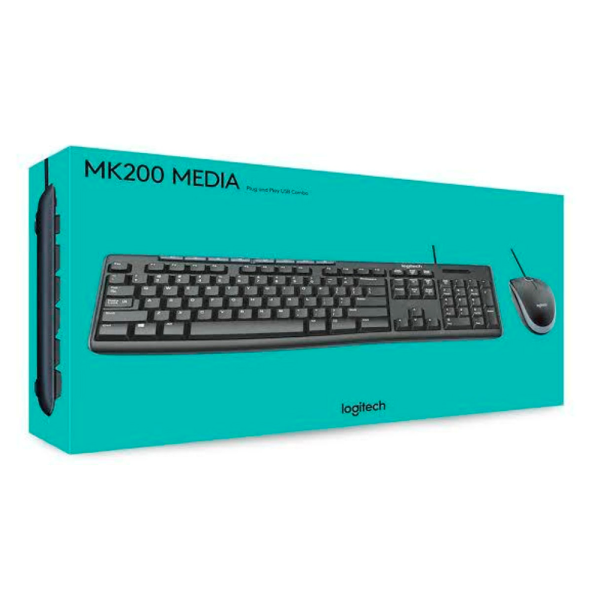 TECLADO Y MOUSE LOGITECH MK200 USB